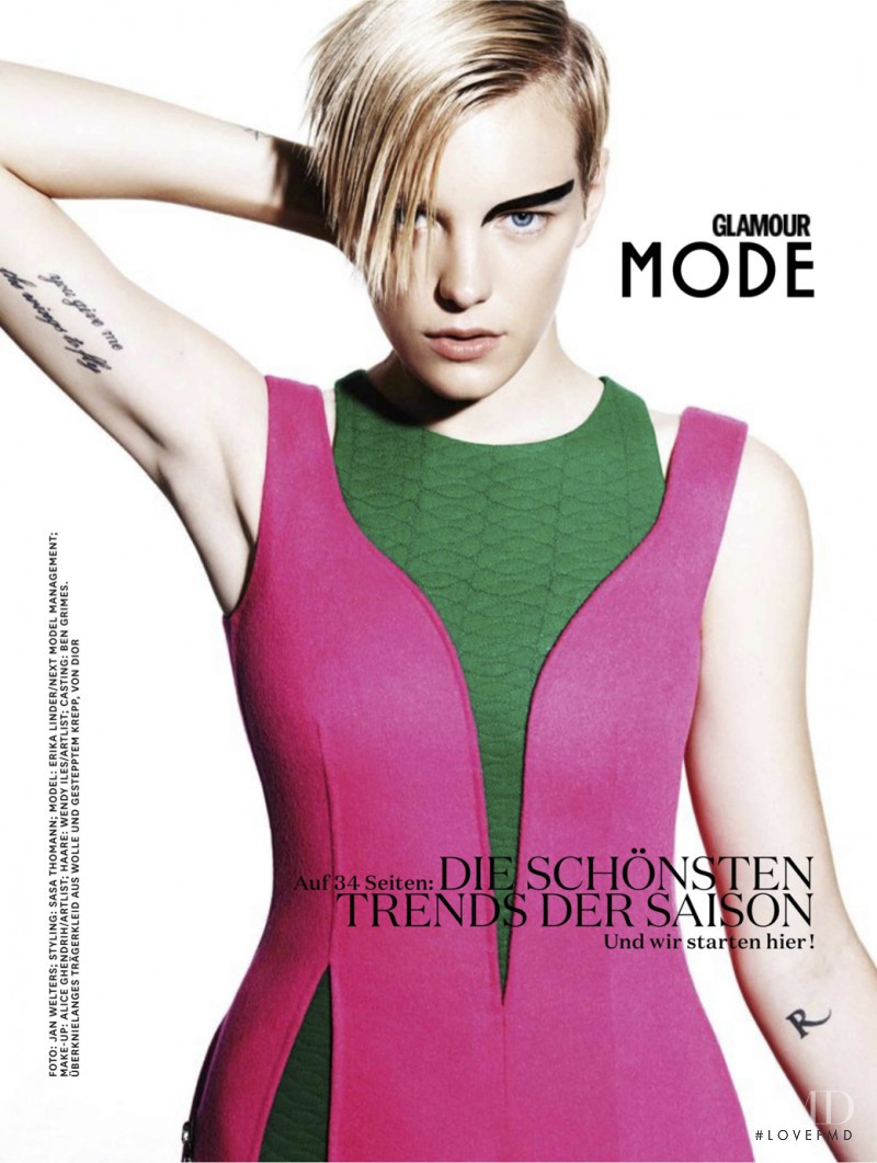 Erika Linder featured in Gib Dein Bestes, September 2014