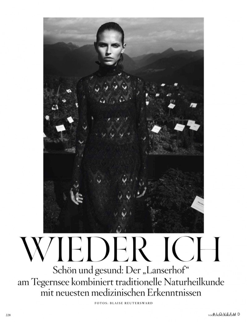 Karlina Caune featured in Wieder Ich, September 2014