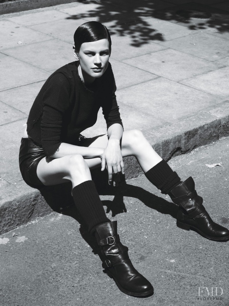 Saskia de Brauw featured in Super Normal Super Models, September 2014