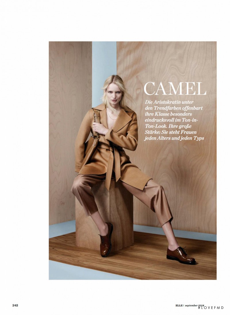 Maud Welzen featured in Camel, September 2014