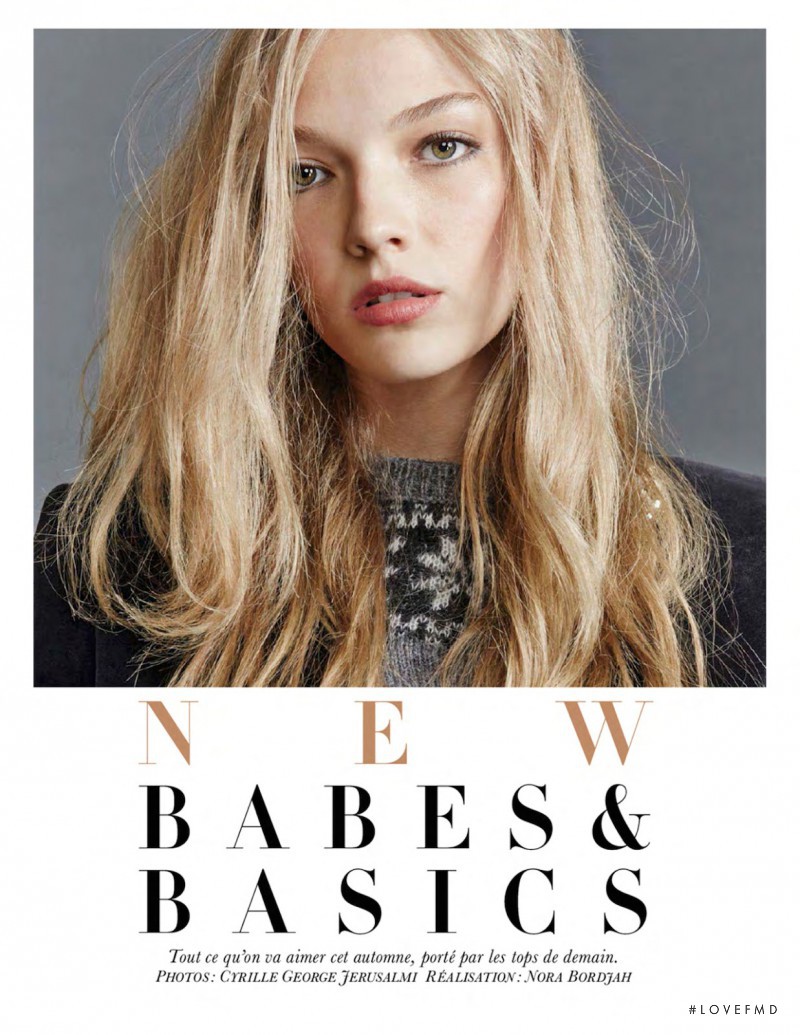 Allie Lewis featured in New Babes & Basics, September 2014