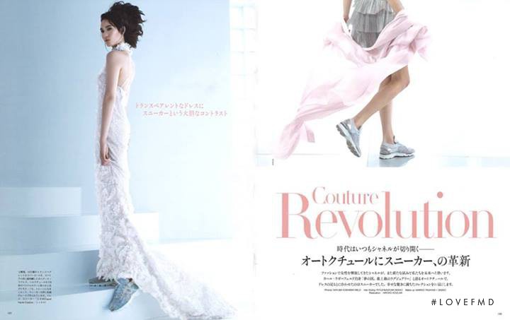 Mona Matsuoka featured in Couture Revolution, August 2014