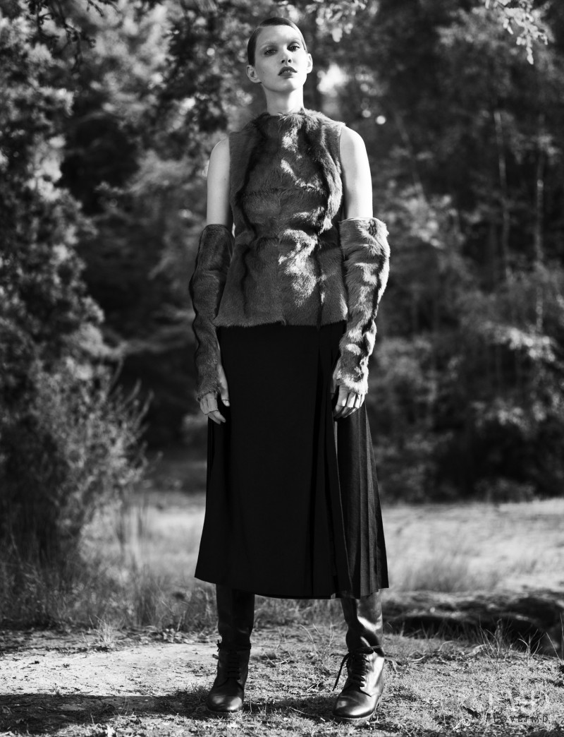 Irina Nikolaeva featured in Fur Real, March 2014