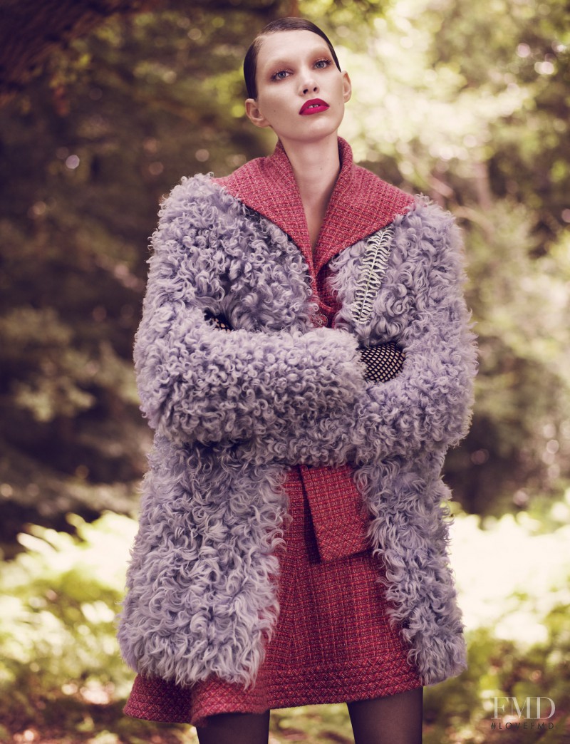 Irina Nikolaeva featured in Fur Real, March 2014