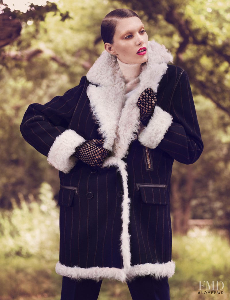 Irina Nikolaeva featured in Fur Real, March 2014