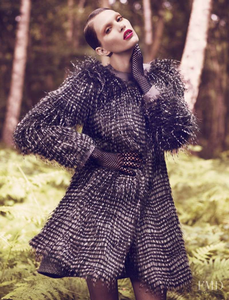 Irina Nikolaeva featured in Fur Real, March 2014