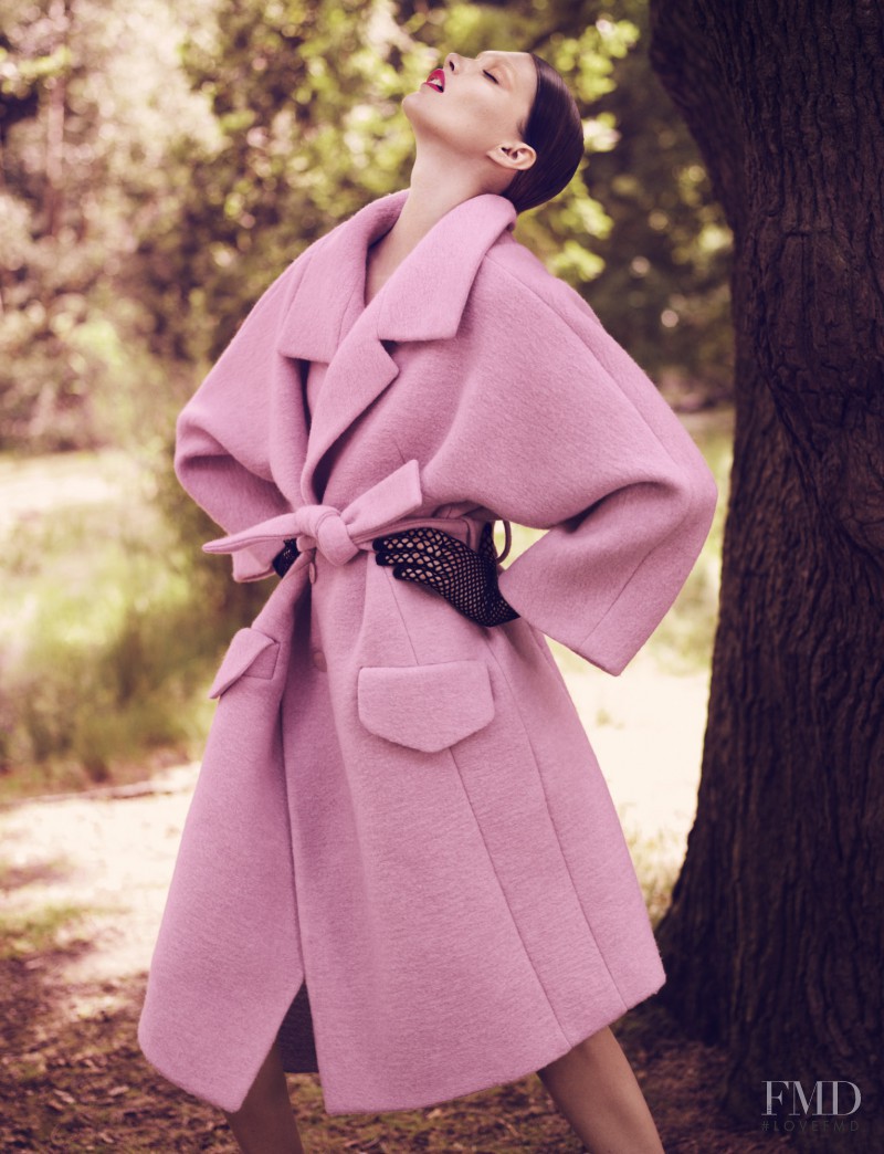 Irina Nikolaeva featured in Fur Real, March 2014