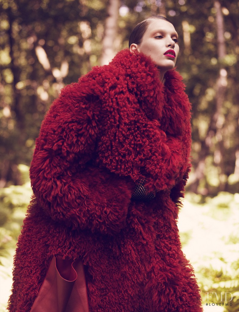 Irina Nikolaeva featured in Fur Real, March 2014