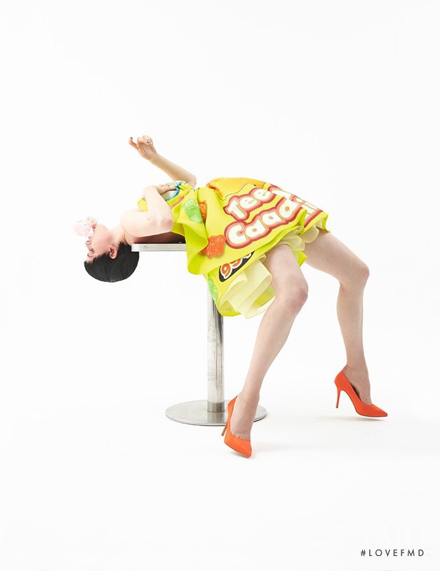 Lily McMenamy featured in Jeremy Scott, Supersize Me, September 2014