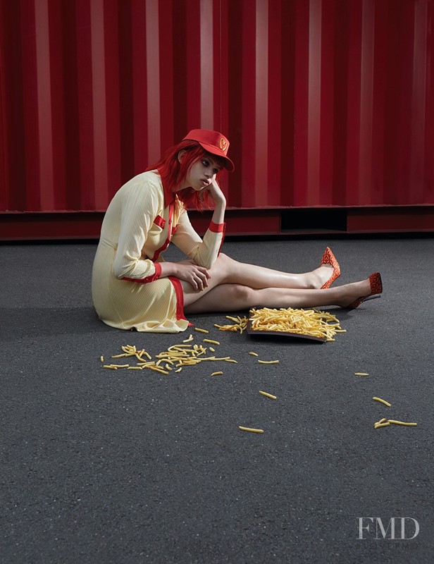 Lily McMenamy featured in Jeremy Scott, Supersize Me, September 2014