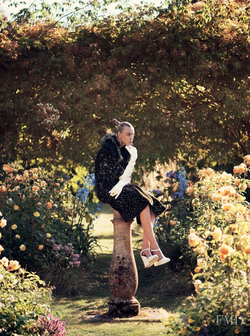 Caroline Trentini featured in Belle Fleur, September 2014