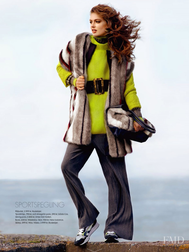 Raquel Zimmermann featured in Playing It Cool, September 2014