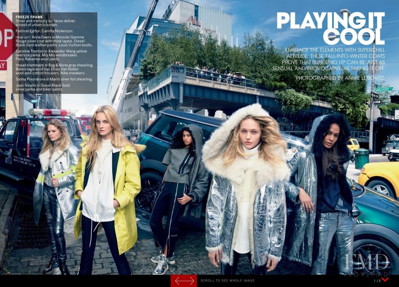 Caroline Trentini featured in Playing It Cool, September 2014