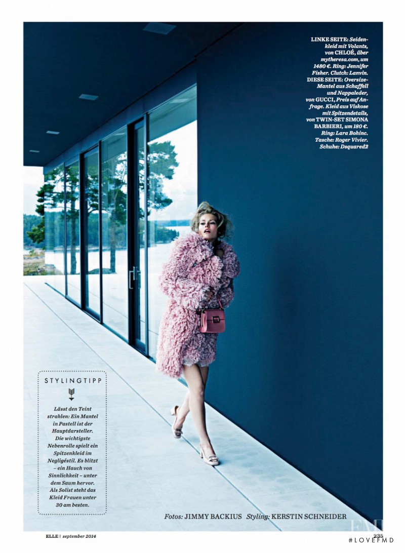 Vanessa Walther featured in Belle De Jour, September 2014