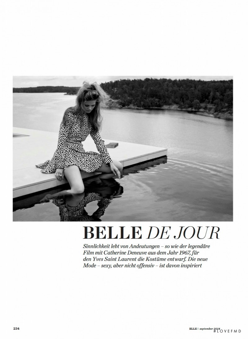 Vanessa Walther featured in Belle De Jour, September 2014