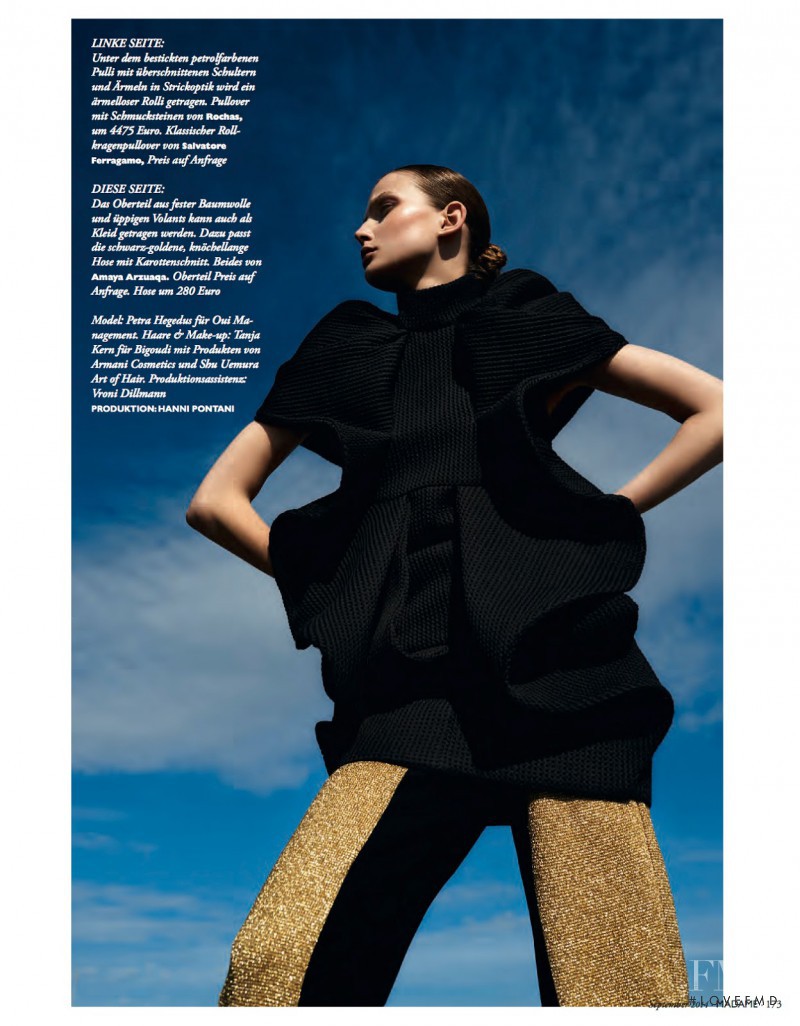 Petra Hegedus featured in Day Glam, September 2014