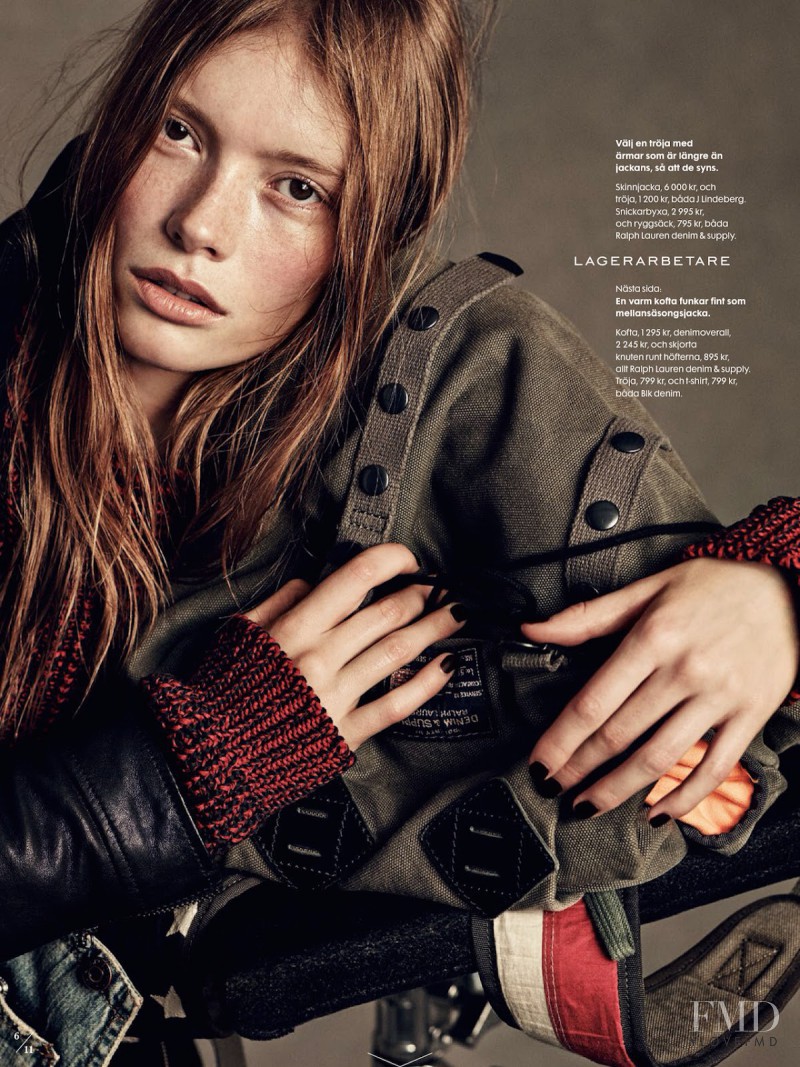 Julia Hafstrom featured in Nygrunge, September 2014