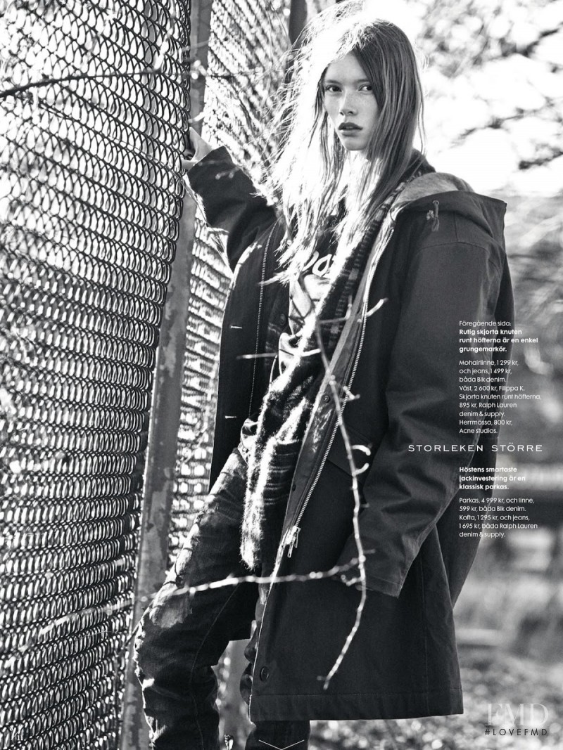 Julia Hafstrom featured in Nygrunge, September 2014