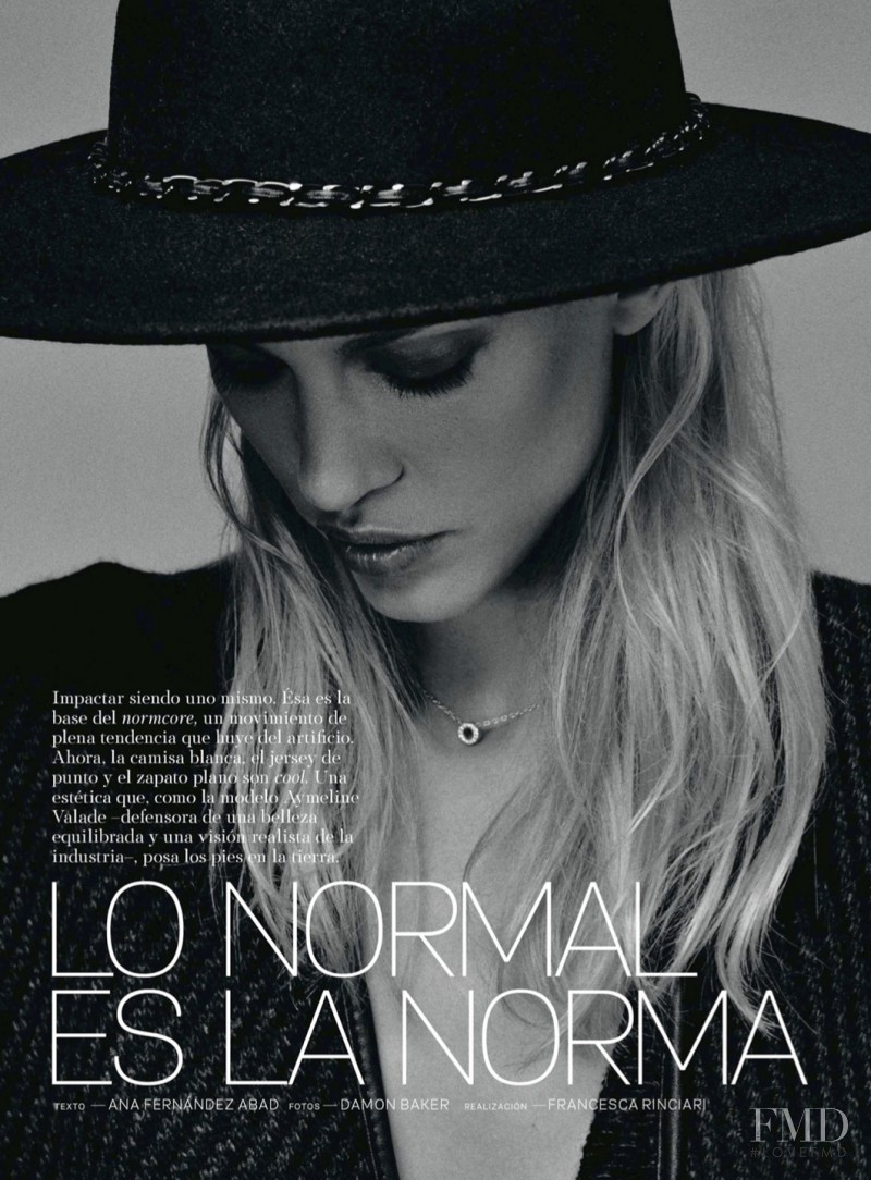 Aymeline Valade featured in Lo Normal Es La Norma, August 2014