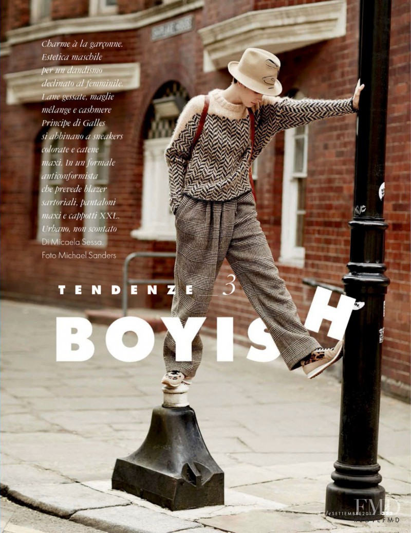 Benthe de Vries featured in Tendenze Boyish, September 2014