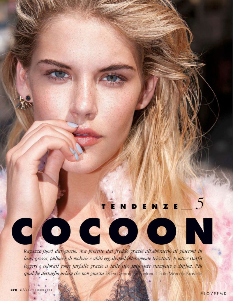 Ashley Smith featured in Tendenze Cocoon, September 2014