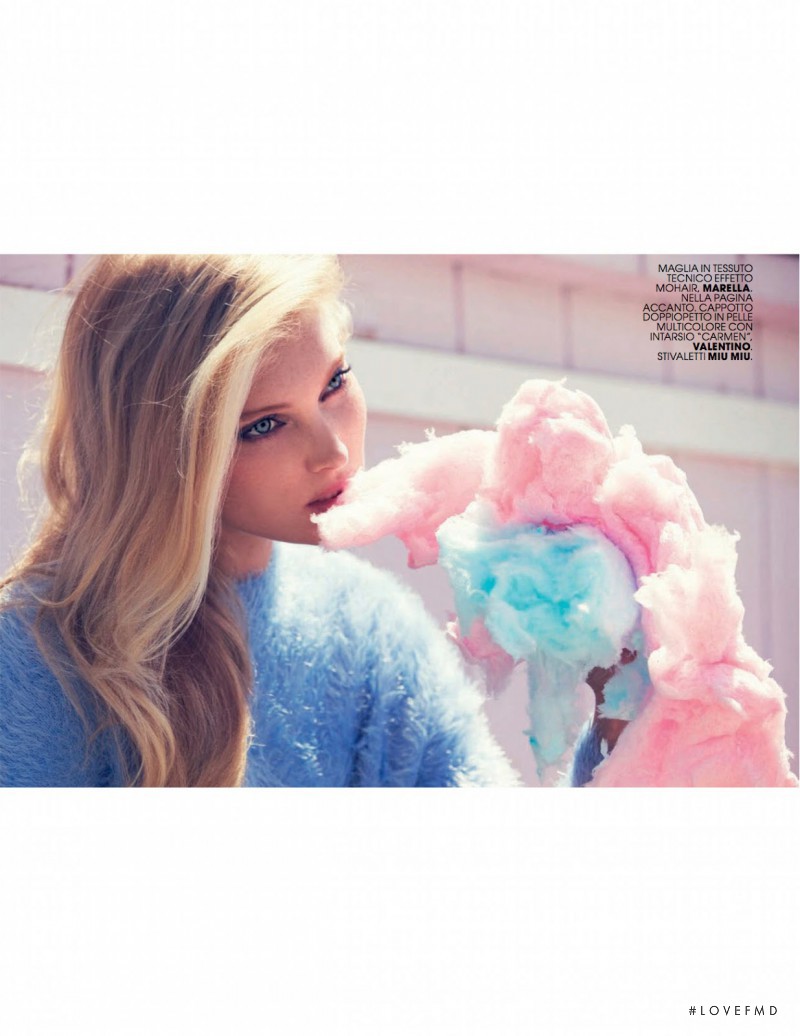 Elsa Hosk featured in Candy Color, September 2014