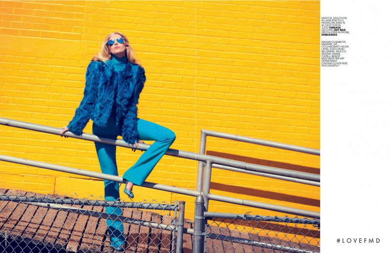 Elsa Hosk featured in Candy Color, September 2014