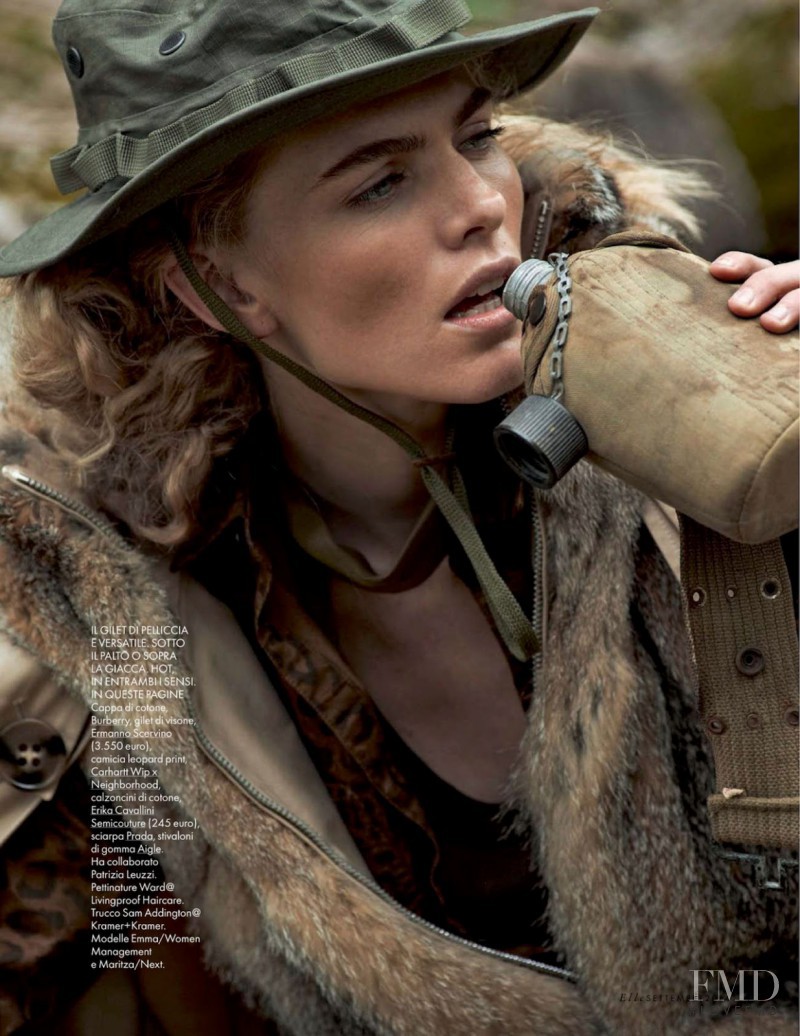 Maritza Veer featured in Tendenze Camouflage, September 2014