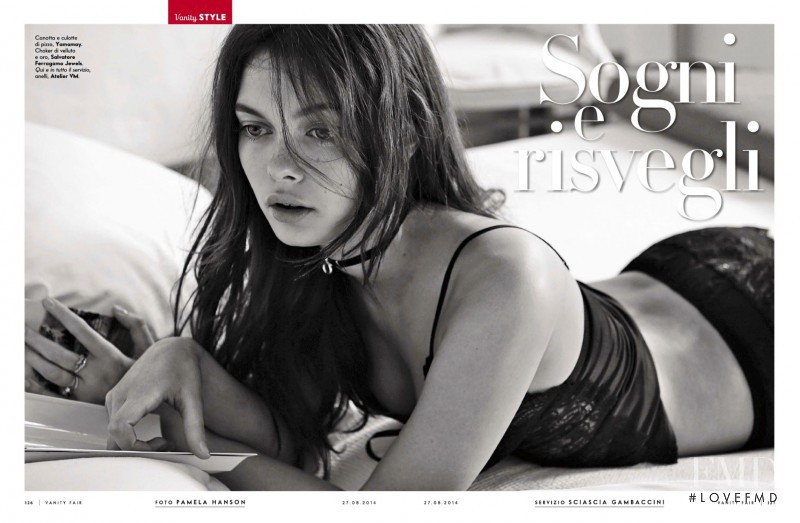 Liza Adamenko featured in Sogni E Risvegli, August 2014