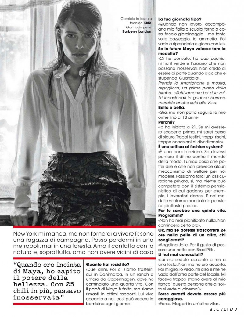 Louise Pedersen featured in Sì, Sono Hippy!, September 2014