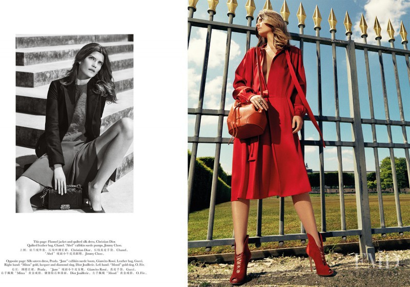 Valerija Kelava featured in Reveling In Red, September 2014