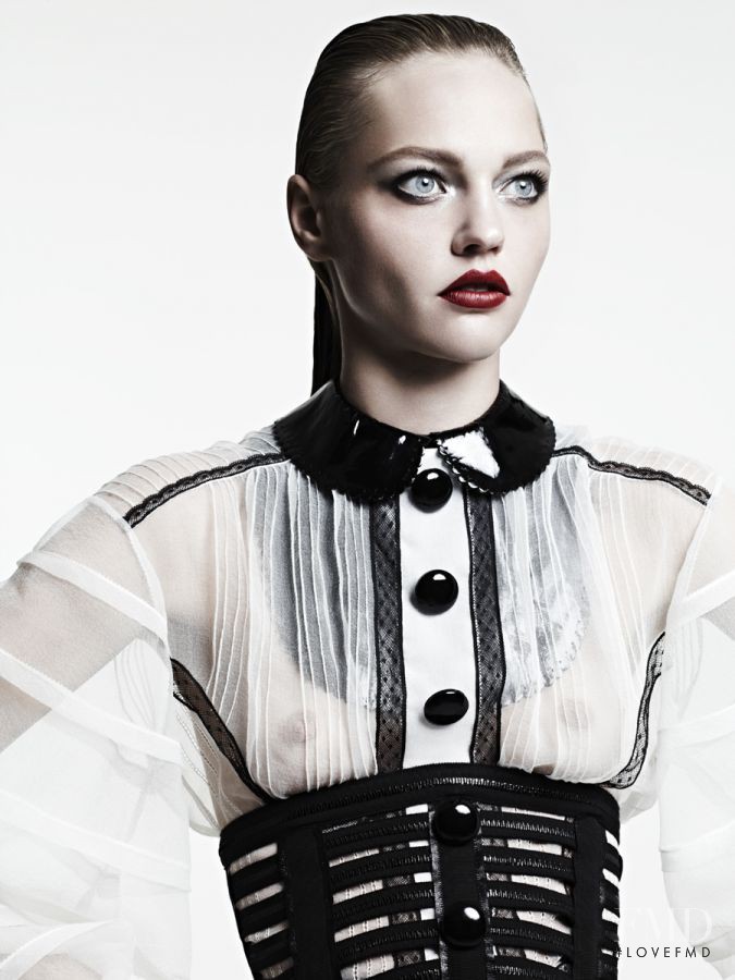 Sasha Pivovarova featured in Tough Love, August 2011