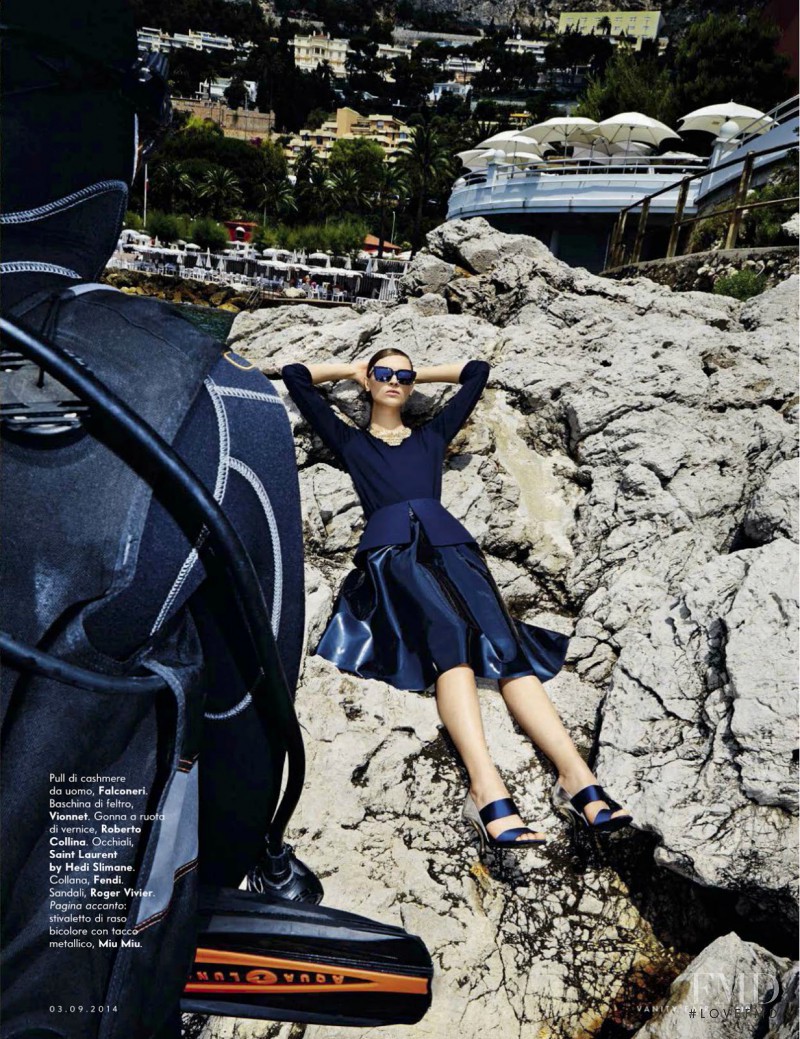 Daga Ziober featured in Le Grand Bleu, September 2014