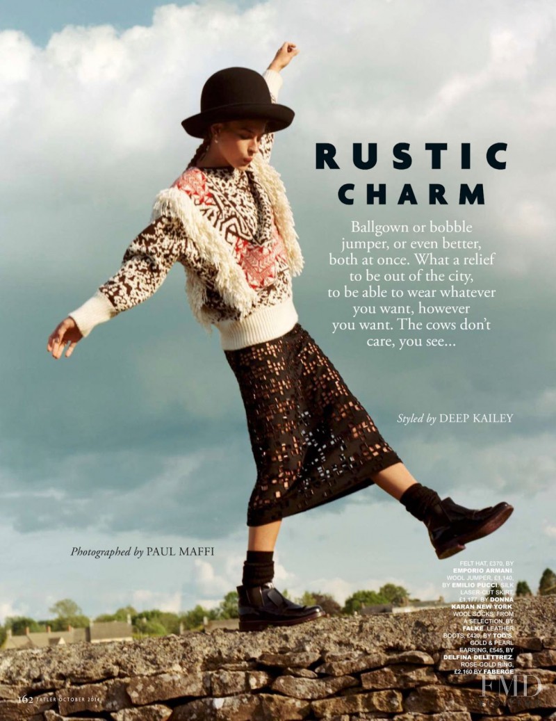 Abby Brothers featured in Rustic Charm, October 2014