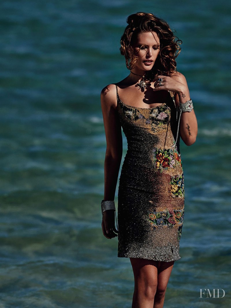 Catherine McNeil featured in And God Created Gaultier, October 2014