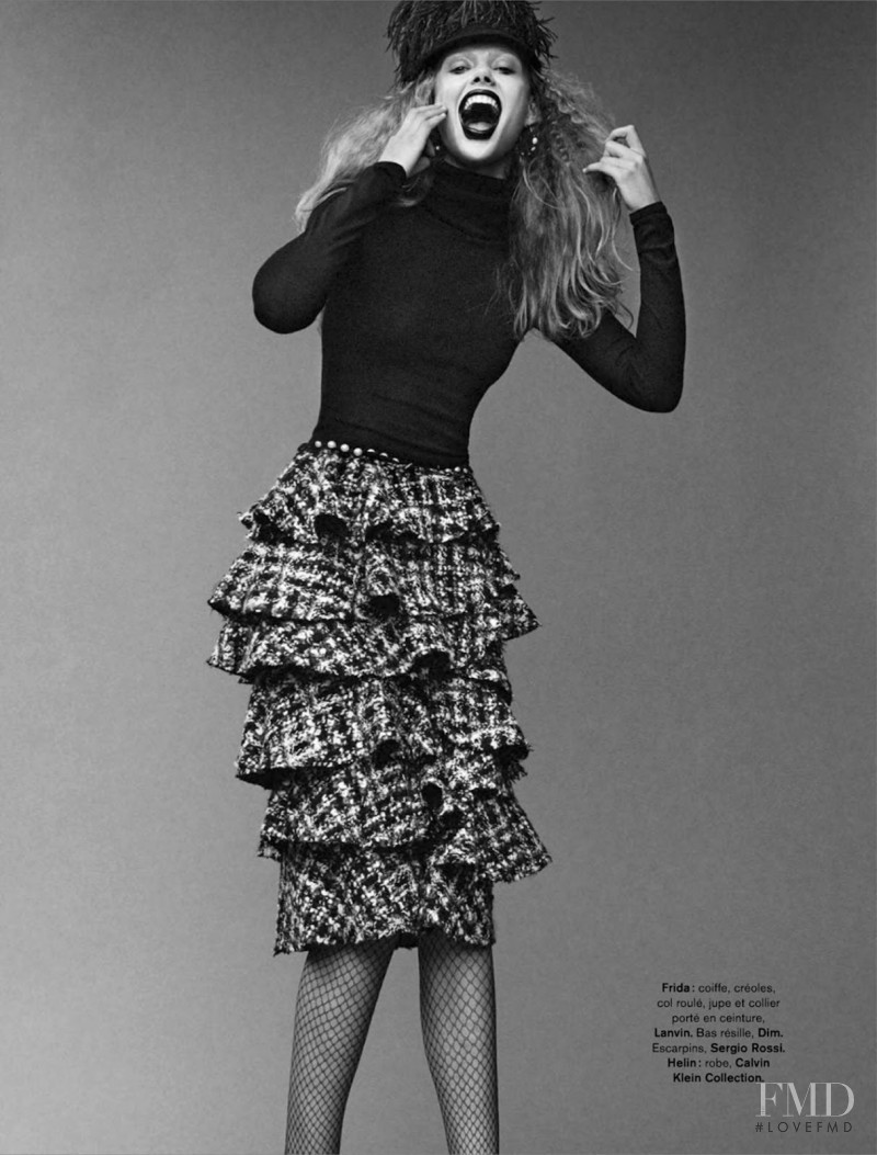 Frida Gustavsson featured in Spècial Mode, October 2014