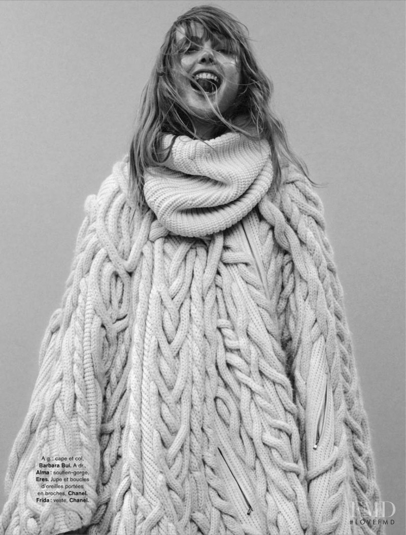 Frida Gustavsson featured in Spècial Mode, October 2014