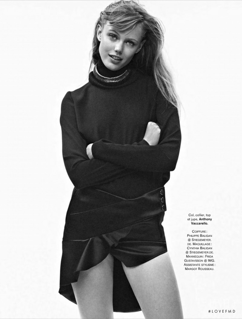 Frida Gustavsson featured in Spècial Mode, October 2014