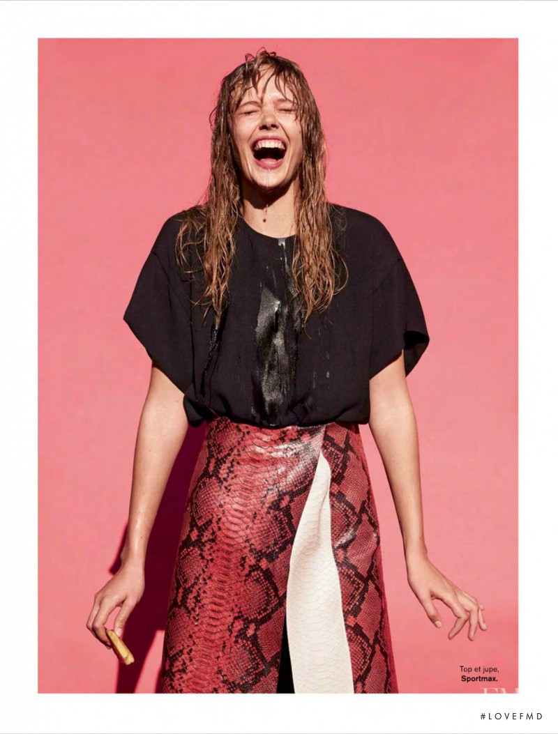 Frida Gustavsson featured in Spècial Mode, October 2014