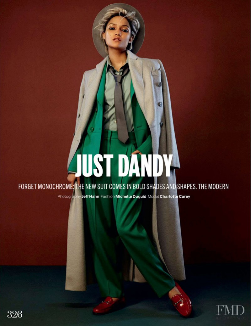 Charlotte Carey featured in Just Dandy, October 2014