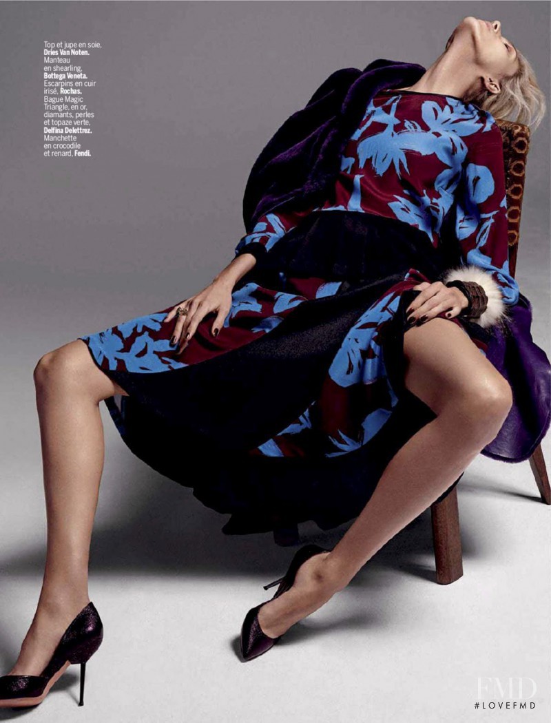 Anja Rubik featured in La Féline, September 2014