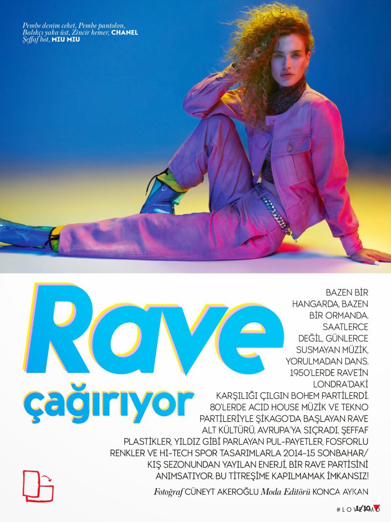 Crista Cober featured in Rave Caryor, September 2014