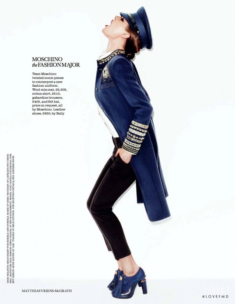 Coco Rocha featured in The Shock of the New, August 2011