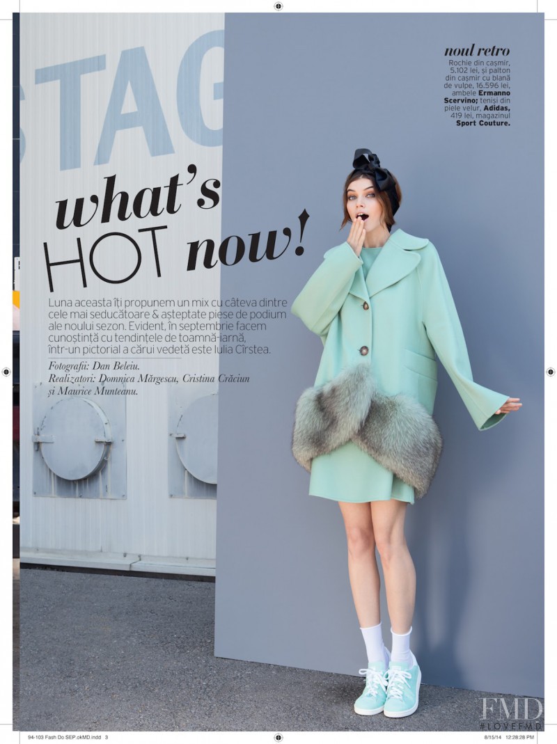 Iulia Carstea featured in What\'s Hot Now, September 2014