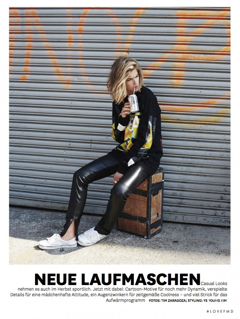 Bo Don featured in Neue Laufmaschen, October 2014