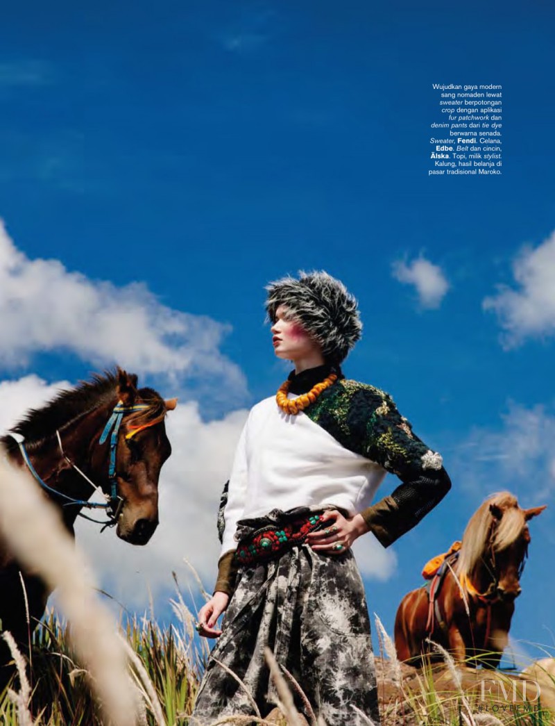 Ksenia Shapovalova featured in Journey To The East, September 2014