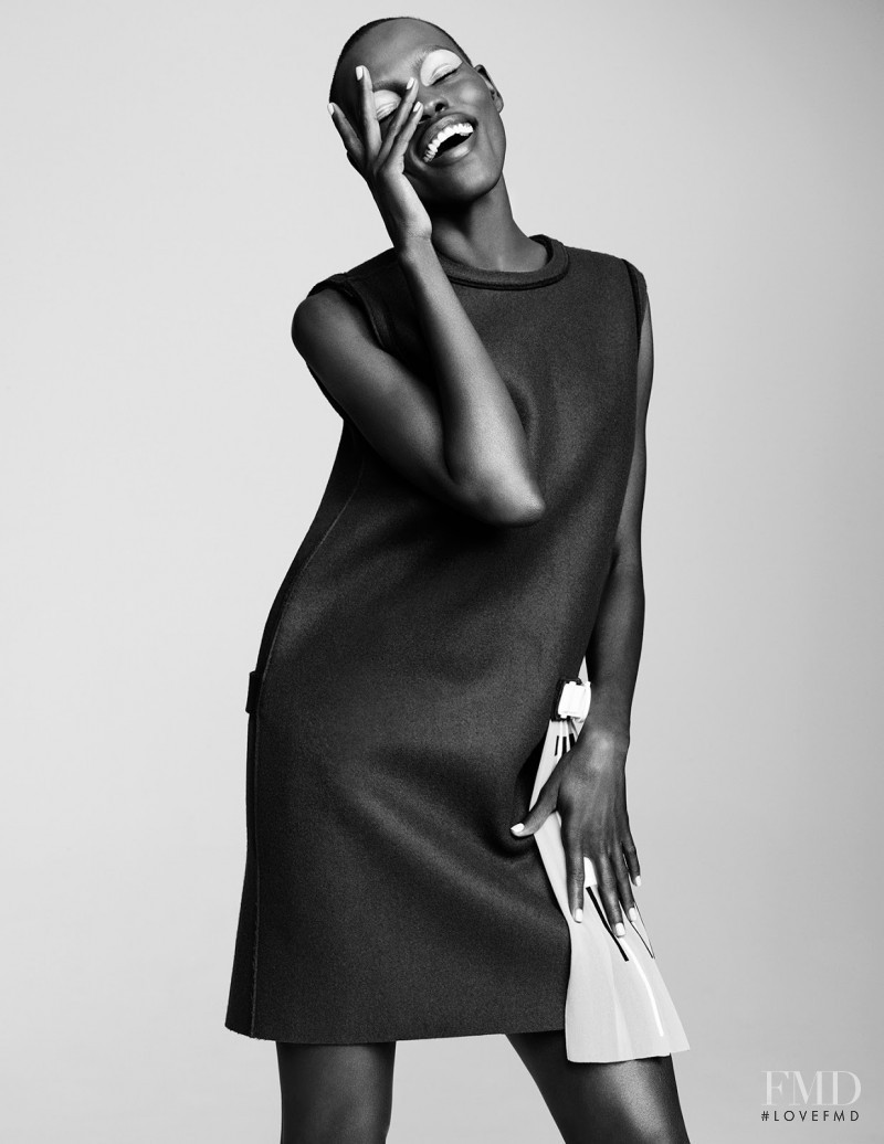Grace Bol featured in Blue, September 2014