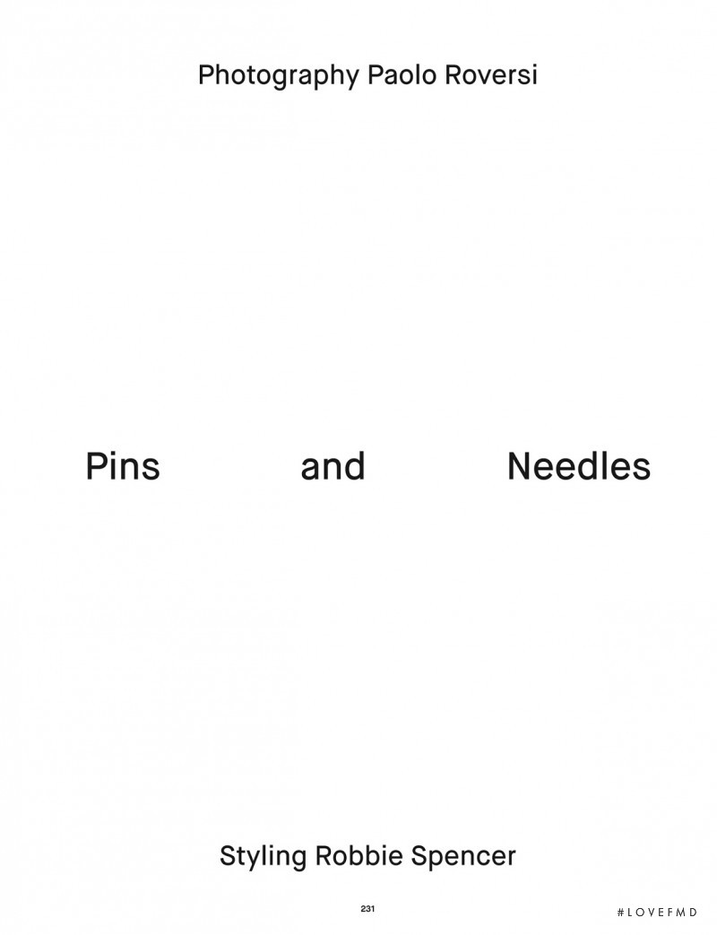 PIns And Needles, September 2014