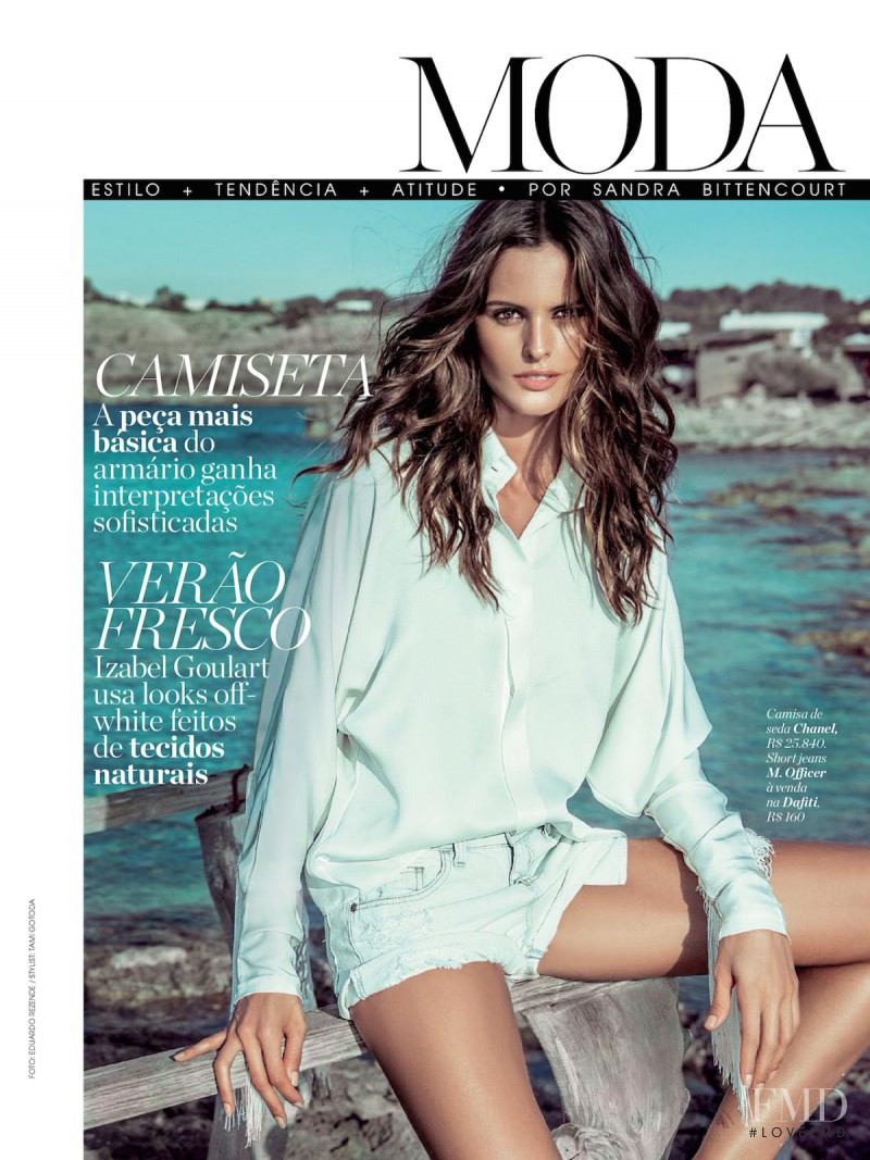 Izabel Goulart featured in Espírito Mediterrâneo, September 2014