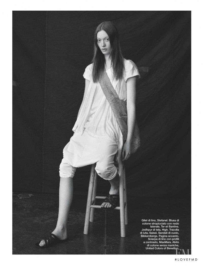 Chantal Stafford-Abbott featured in Bianco India, July 2011